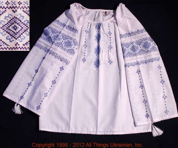 AllThingsUkrainian.com  Embroidered Blouse # WS124305 