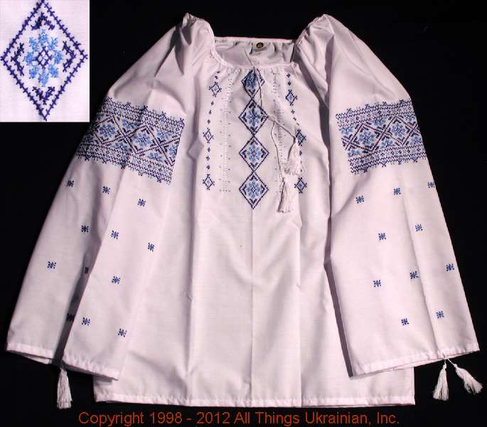 AllThingsUkrainian.com  Embroidered Blouse # WS124314 