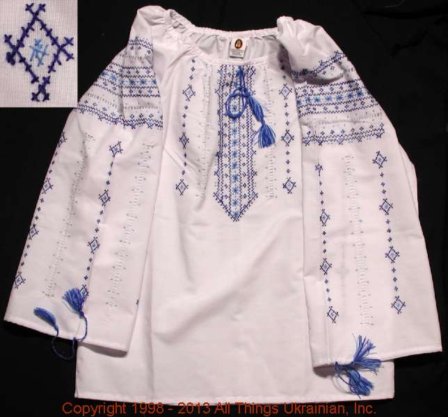 AllThingsUkrainian.com  Embroidered Blouse # WS134320 