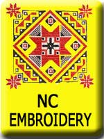 Ukrainian Style                Embroidieries made in NC