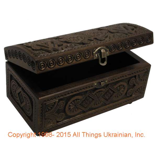Carpathian Hand Carved Box # CWB1511 