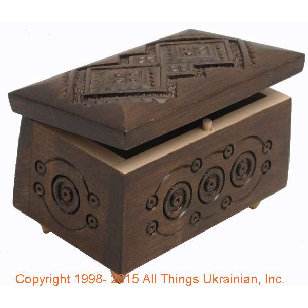 Carpathian Hand Carved Box # CWB1501 